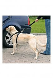 Siyah Kedi Köpek Araç Emniyet Kemeri Tasma Için Ayarlanabilir Araba Evcil Hayvan Oto Tasması - 4