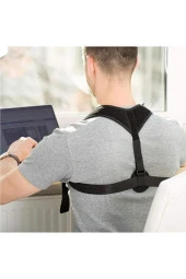 Dik Duruş Korsesi Kadın Erkek Sporcu Dik Durma Bel Sırt Omuz Kelebek Korse thumbnail 1