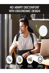 Manyetik Kamburluk Önleyici Bel Sırt Omuz Destekleyici Dik Duruş Korsesi - 3