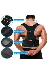 Kamburluk Önleyici Dik Duruş Korsesi Kifoz Skolyoz Korsesi Omuz Sırt Korsesi Manyetik Korse thumbnail 3