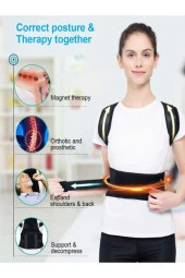 Lifestyle Medikal Kifoz Skolyoz Korsesi Manyetik Dik Duruş Korsesi Yeleği - 3