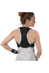 Sporcu Dik Duruş Korsesi Balenli Profesyonel Medikal Ortopedik Sırt Kamburluk Önleyici Sporcu Korse thumbnail 1