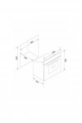 Silverline Siyah Ankastre Set BO6502B02 - VC5428B01 - 3420 Classy 60 Cm - 5