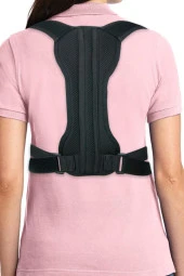 Spor Manyetik Balenli Dik Duruş Korsesi Bel Omuz Kamburluk Önleyici Sırt Kemeri Aparatı - 5