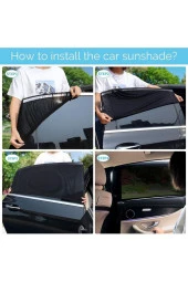 Araba Yan Cam Güneşlik Perde Araç Arka Cam Perdesi - 2
