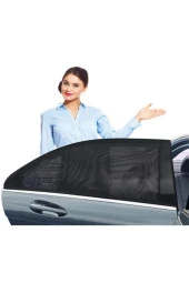 Araba Araç Oto Yan Cam Güneşlik Örtü Perde Kılıf Güneşliği Araba Anne Bebek Emzirme Perdesi Araba - 3