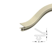 Contacall Orjinal Pvc Eski Kapı Pencere Fitili Contası 25 Metre Siyah - 1