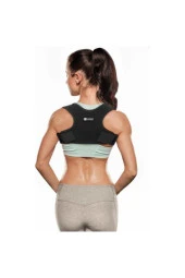 Unisex Siyah Kelebek Dik Duruş Korsesi Kamburluk Önleyici Terletmez Korse - 1