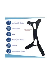 Horlama Bandı Horlama Önleyici Engelleyici Burun Çene Bandı Apara - 3