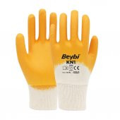 Beybi Elk1 (Kn1) Nitril Kaplama Iş Eldiveni No:10 "60 Çift" - 1