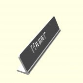 Hazar Kişiye İsime İsme Özel Üretim Masaüstü İsimlik Sevgiliye Eşe Hediyelik Masa Üstü İsimliği Sümen Ofis Hediyesi Dekoratif Organik Plastik - 2