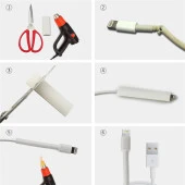 Isı İle 4:1 Daralan Makaron Boru iPad iPhone Samsung Kablo Tamir - 3