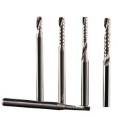 Gravür Tek Kenarlı Freze Bıçağı Spiral Akrilik Kesme 3.175x12mm thumbnail 3