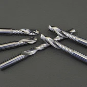 Gravür Tek Kenarlı Freze Bıçağı Spiral Akrilik Kesme 3.175x12mm thumbnail 7