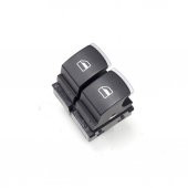 VOLKSWAGEN GOLF 5 SOL ÇİFTLİ CAM AÇMA DÜĞMESİ (2003-2013)**KROM** - 1