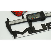 DK Mustang Bagaj 3M Siyah Metal Yazı Logo Amblem - 4