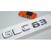 DK Tuning GLC 63 Bagaj Krom ABS Yazı Logo Benz İle Uyumlu - 1