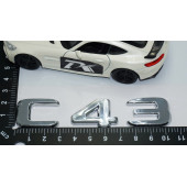 DK Tuning C43 Bagaj Krom ABS 3M 3D Yazı Logo Benz İle Uyumlu - 4