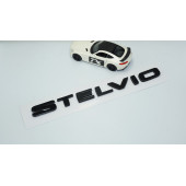 DK Tuning Alfa Romeo Stelvio Siyah ABS 3M 3D Bagaj Yazı Logo Arma thumbnail 2