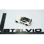 DK Tuning Alfa Romeo Stelvio Siyah ABS 3M 3D Bagaj Yazı Logo Arma thumbnail 4