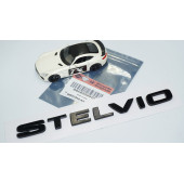 DK Tuning Alfa Romeo Stelvio Siyah ABS 3M 3D Bagaj Yazı Logo Arma thumbnail 5