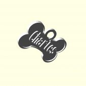 Charles Tasmalık Künye Tag Kedi Köpek Evcil Hayvana İsme Özel Üretim İsimlik Hediyelik Organik Plastik - 7