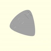 A & H Harfi Kişiye Özel Üretim Gitar Sevgiliye Eşe Hediyelik Bas 1 Adet Organik Plastik - 6