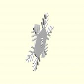 Elanaz Elanaz Kişiye İsime İsme Özel Üretim Yılbaşı Ağacı Süsü Ağaç Süs Sevgiliye Eşe Hediyelik Hediyesi Dekoratif Organik Plastik - 3