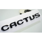 DK Tuning Cactus Bagaj Siyah ABS Logo Arma Yazı Citroen İle Uyumlu - 1