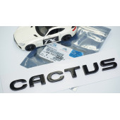 DK Tuning Cactus Bagaj Siyah ABS Logo Arma Yazı Citroen İle Uyumlu - 5