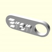 Eren Kişiye Özel Üretim Zincirsiz Anahtarlık Sevgiliye Eşe Hediyelik Tag Askı Organik Plastikten - 5