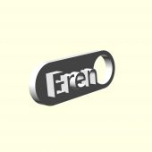 Eren Kişiye Özel Üretim Zincirsiz Anahtarlık Sevgiliye Eşe Hediyelik Tag Askı Organik Plastikten - 8