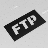 Ftp Şablonu Plastik Aparat - 2