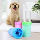 Pati Ayak Yıkama Kovası Silikon Jel Fırçalı Kedi Köpek  (Küçük) - 3
