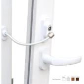 Anahtarlı Halatlı Pvc Kapı Pencere Emniyet Kilidi - 1