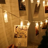 Işıklı Mandallı Fotoğraf Albümü 5M - 30 LED - 1