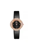 Kadın Kol Saati Lüks Moda Şık Trend Saat Siyah Rose Gold thumbnail 4