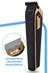 Goldmaster Zenith Çift Port Şarj Girişli Kablolu Kablosuz Kullanım Erkek Bakım Seti - 2