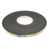 Contacall Yapışkan Kapı Pencere Bandı Süngeri Yalıtım Süngeri Eva-3Mmx10Mm-Siyah-10 Metre - 1