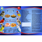 Beautiful Food Kurtlu Ballı Polenli Kuş Maması Kuş Yemi 1 kg Ücretsiz Kargo - 2
