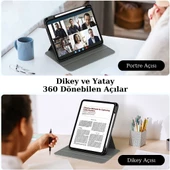 iPad Air 10.9 10.Nesil Uyumlu 360° Dönebilen Pino Tablet Kılıfı thumbnail 6