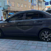 Hyundai Accent Era 2006-2012 Uyumlu Mugen Cam Rüzgarlığı Seti Piano Black 4lü İthal - 6