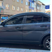 Hyundai Accent Era 2006-2012 Uyumlu Mugen Cam Rüzgarlığı Seti Piano Black 4lü İthal - 7