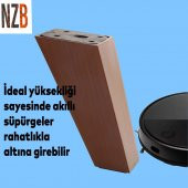 Lüks Mobilya Kanepe Sehpa TV Ünitesi Koltuk Ayağı 12 cm Kahverengi Baza Ayak thumbnail 5