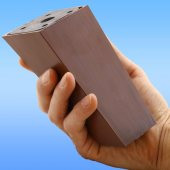 Lüks Mobilya Kanepe Sehpa TV Ünitesi Koltuk Ayağı 12 cm Kahverengi Baza Ayak thumbnail 6