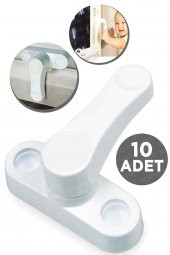 10 Adet Kapı Pencere Emniyet Kilidi Pimapen Pvc Için Koruma Kilit Pvc Kilit Çocuk Pencere Kiliti - 1