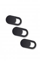 Laptop Webcam Cover Notebook Kamera Kapatıcı Koruyucu Siyah 3lü Set - 1