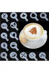 Kahve Şekillendirici Latte Cappuccino Barista Kahve Aksesuarı 16 Şekil - 2