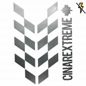 Reflektif Gri Damalı Kask Motosiklet Sticker Takımı Çınar Extreme - 3