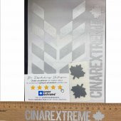 Reflektif Gri Damalı Kask Motosiklet Sticker Takımı Çınar Extreme - 6